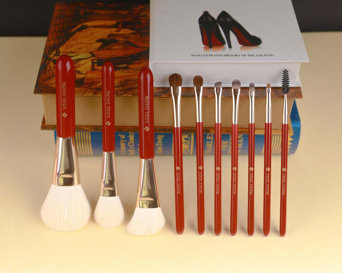 Synthetic 10pcs Makeup Brush Set 